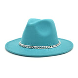 Mens Kentucky Derby Hats Spring and Autumn Men's Outdoor Fedora Hat Panama Felt Hat