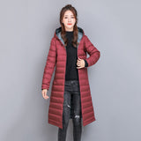 Women Winter Coats Puffer Jacket Down Coat Down Jacket Hooded Light & Fashionable White Duck Down Coat