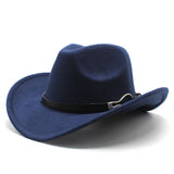 Cowboy Hats Rolled Brim Men and Women Retro