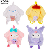My Melody Bag Cute Clow M Cinnamoroll Babycinnamoroll Pom Pom Purin Melody Plush Doll Backpack Cartoon Schoolbag