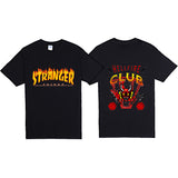Stranger Things Hellfire Club T Shirt Men's and Women's T-shirt Summer Short Sleeve