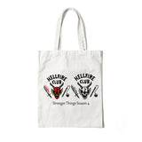 Stranger Things Hellfire Club Handbag Stranger Things 4 Canvas Bag Shoulder Canvas Bag