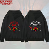 Stranger Things Hellfire Club Hoodie Hoodie Coat