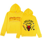 Stranger Things Hellfire Club Hoodie Monster Autumn Winter Sweater All-Match Loose Neutral Hooded Sweater