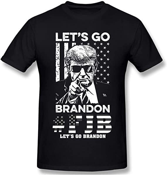 Let'S Go Brandon T Shirt Printed Casual Short-Sleeved T-Shirt Men'S