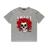 Amiri T Shirt Printed Casual Hip Hop round Neck Short Sleeve T-shirt