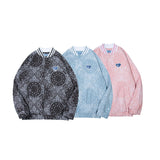 Baby Blue Varsity Jacket Baseball Uniform Autumn Jacket for Men and Women