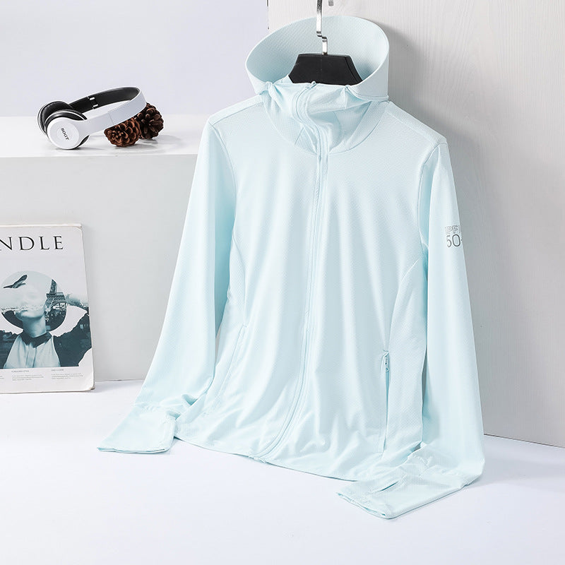 Sun Resistant Clothes Long Sleeve Sunscreen Coat Women's Summer Coat Sun-Protective Clothing Men's