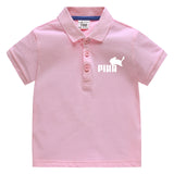 Children Pokemon Pikachu T Shirt Polo Shirt Pure Cotton Baby T-shirt