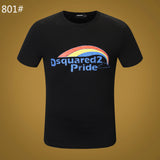 Dsq2 T Shirt Casual Sports Printed Short Sleeve Summer Men