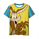 Bugs Bunny Shirt Digital Printed round Neck Short Sleeve Casual