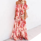 Lady Gaga Dress Wrapped Chest Gradient Color Large Swing Dress Dress