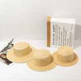 Men's Kentucky Derby Hats Straw Hat Outdoor Travel Straw Hat for Men