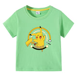 Children Pokemon Pikachu T Shirt Short Sleeve T-shirt Men 'S Top