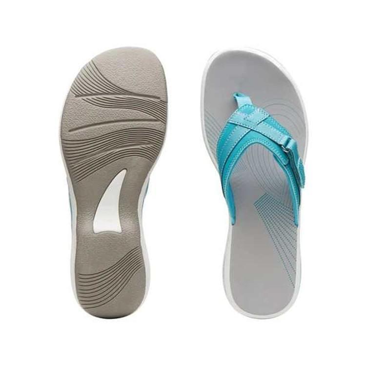 Women Open Toe Sandals Flats Summer Casual Flat Flip Toe Flip-Flops