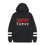 Stranger Things Hoodie Peripheral Pattern Loose Hooded Fleece Pullover