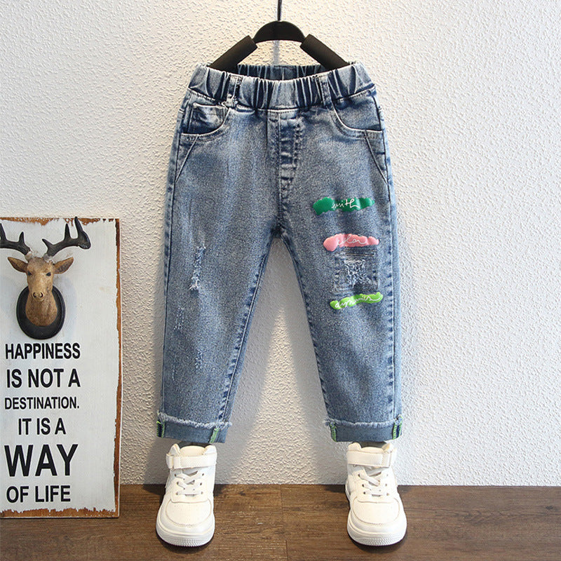 Toddler Boys Pants Boys' Jeans Spring Clothes