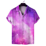 Men Beach T Shirts Men's Spring Leisure Short Sleeve Shirt