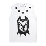 GVC Vest Doberman Pinscher Pattern Vest Ins Style Fashion Men