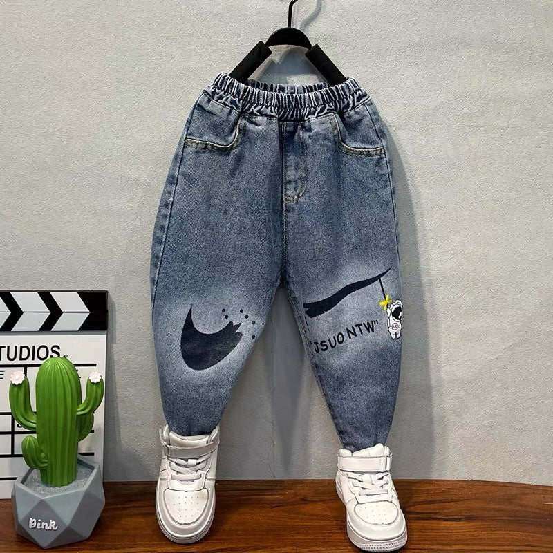 Toddler Boys Pants Boys' Jeans Spring and Autumn Casual