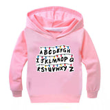 Stranger Things Hoodie Pattern Hooded Sweater Children's Hoodie Casual Tops Children's Clothing