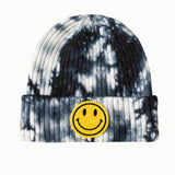 Toboggan Hat Smiley Face Hat for Men Autumn and Winter