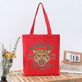 Stranger Things Hellfire Club Handbag Hawkins Middle School Printing Fashion Canvas Reticule