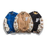 Baby Blue Varsity Jacket Spring Jacket Baseball Uniform Men 'S Jacket