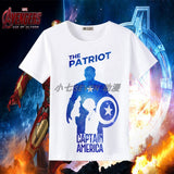 Marvel T Shirt Clothes Men's Marvel Movie Iron Man Short Sleeve T-shirt