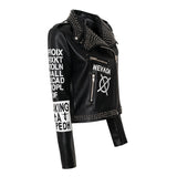Women Leather Jacket Biker Motorcycle Coat Jacket Coat Leather Coat for Women plus Size