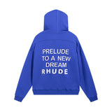 Rhude Hoodie Rhude USA Embroidered Printed Terry Hooded Sweater