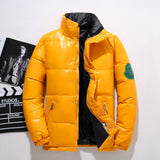 Yeezy Gap Down Coat Winter Men's Fashion Bright Leather White Duck Down Jacket