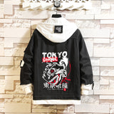Comic Denim Jacket Men and Women Fashion Fall Winter Cowboy Sweater Coat Top