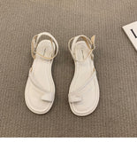 Nude Block Heel Peep Toe Sandals