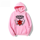 Stranger Things Hoodie Stranger Things Anime Print Hoodie Top Brushed Hoody