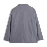 Men's Casual Suit Man Blzer Solid Color Suit Coat Men's Loose Lapels Casual Small Suit Jacket