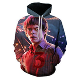 Stranger Things Hellfire Club Coat 3D Digital Printing Anime Hooded Sweater Men's