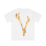 Asap Yams T Shirt Halloween Skull Bone Print Loose Short Sleeve T-Shirt