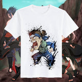 Itachi Uchiha Costume Naruto T-Shirt Naruto Sasuke Uchiha Skunk Kakashi Short Sleeve