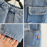 Toddler Boys Pants Children's Spring and Autumn Jeans