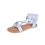 Women Open Toe Sandals Flats Large Size Sandals Women's Summer Casual