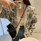 Preppy Aesthetic Sweater Autumn and Winter Women's Knitted Retro Style Loose Sweater Coat
