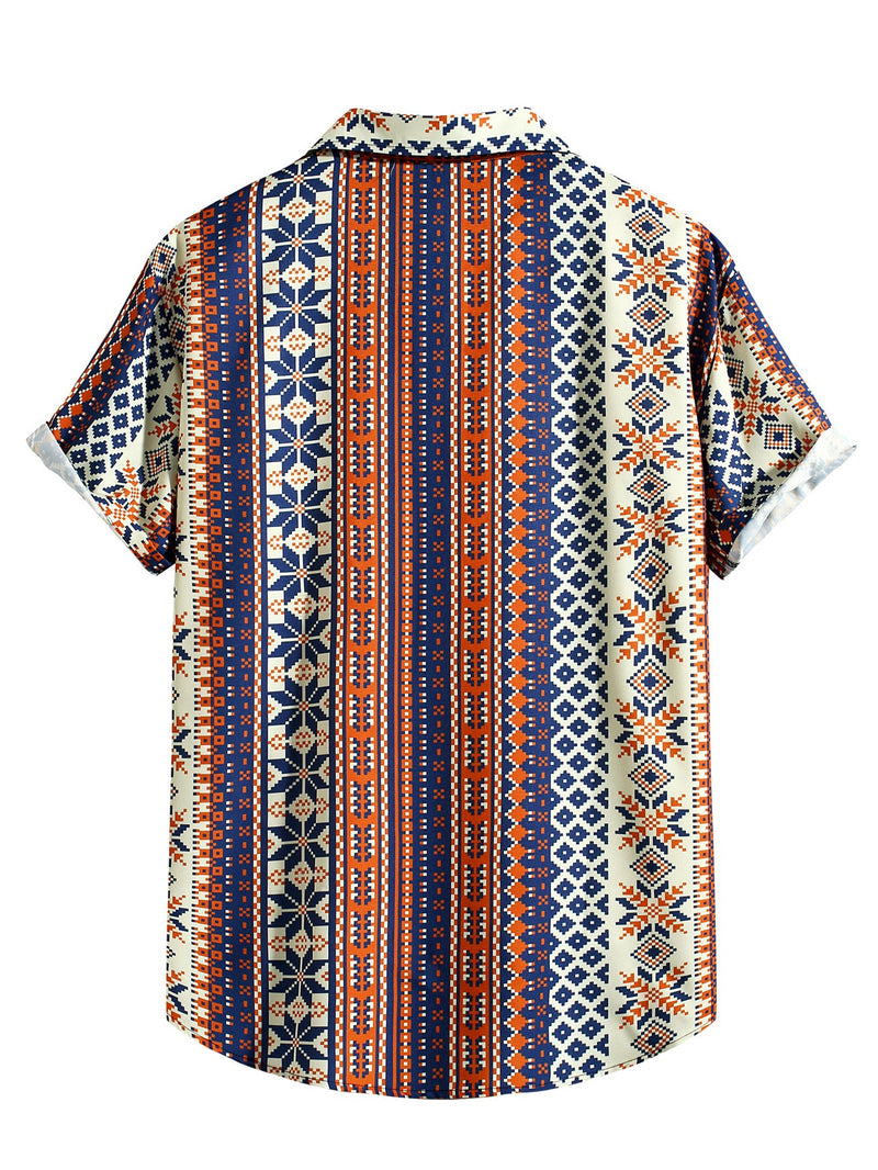 Men Hawaii Shirts Men's Shirt Short Sleeve Men's Casual Shirt