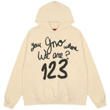 Rrr123 Hoodie Rainbow Greedy Snake Retro Puff Print Hoodie