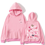 Anti Social Club Hoodie Printed Hoodie Fashion