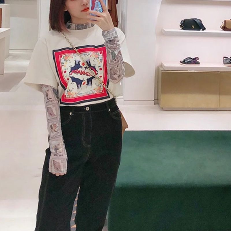 Zodiac Shirts Spring/Summer Trend All-Match Printed T-shirt