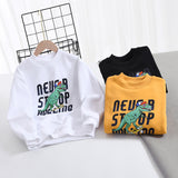 Children Boy Hoodie Autumn and Winter Fleece Sweater Turtleneck