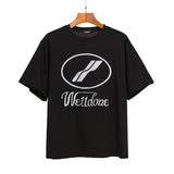 We11 Done T Shirts Reflective Printing Oversize Loose Couple