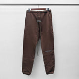 Fog Fear of God Essentials Pant Double Line Letter Reflective Trousers Fleece-Lined High Street Sweatpants