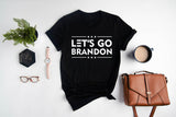 Let'S Go Brandon T Shirt Printed Short Sleeve Round Neck T-Shirt